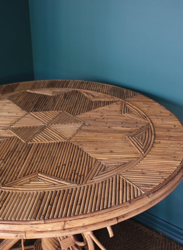 Cleo Cane Side Table