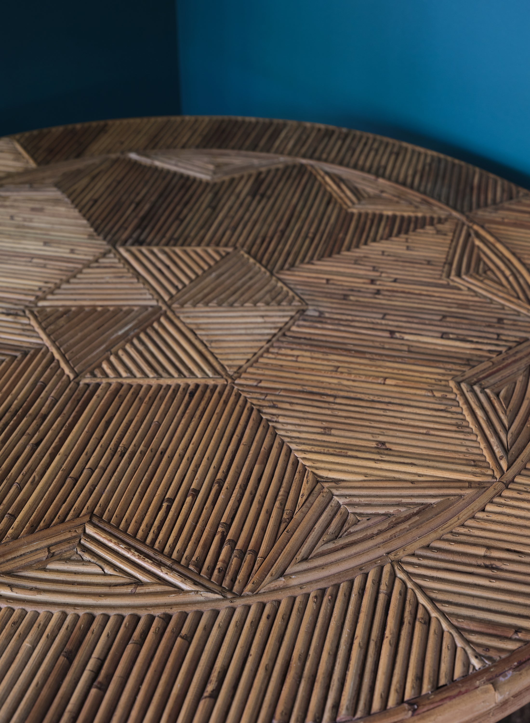 Cleo Cane Side Table