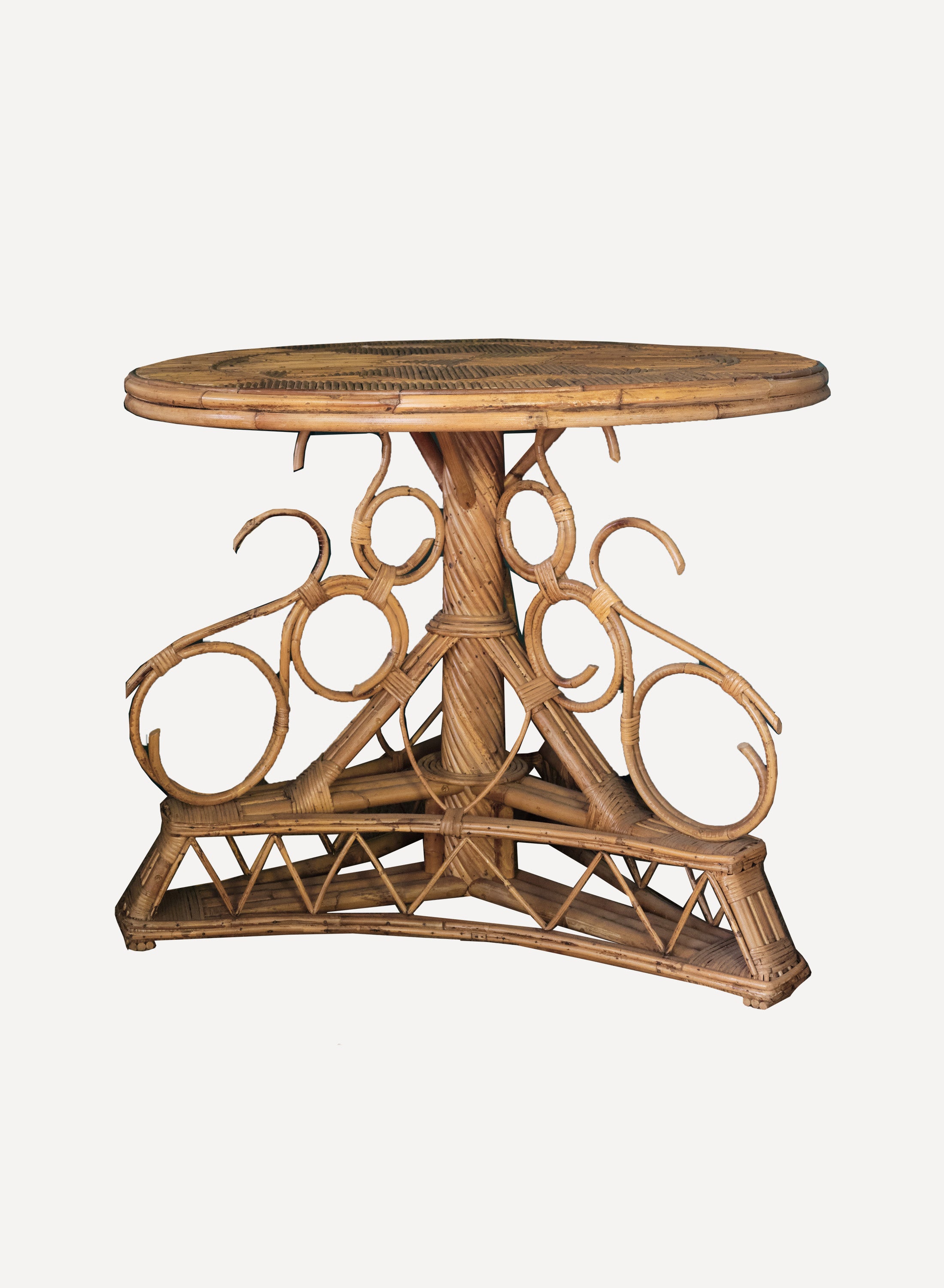 Cleo Cane Side Table