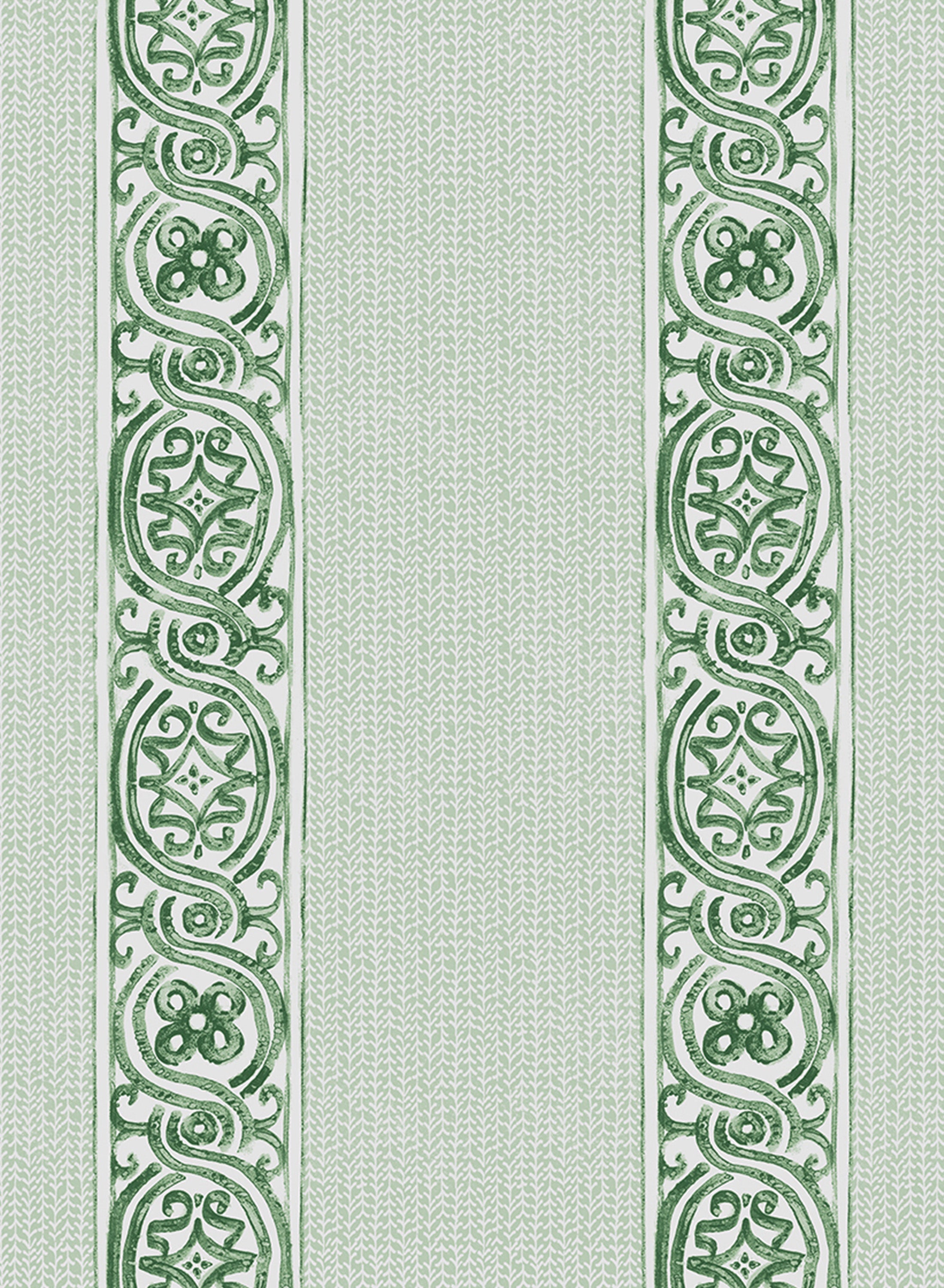 Cartouche Green Fabric