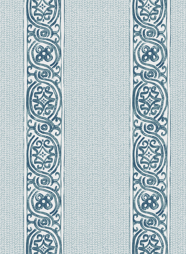 Cartouche Teal Fabric