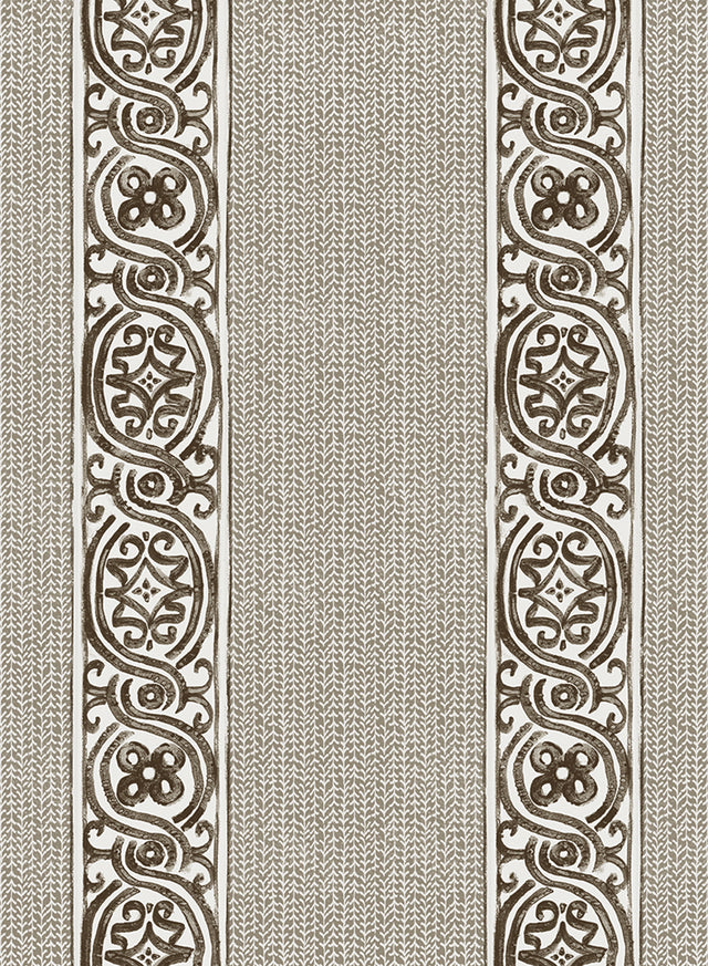Cartouche Brown Fabric