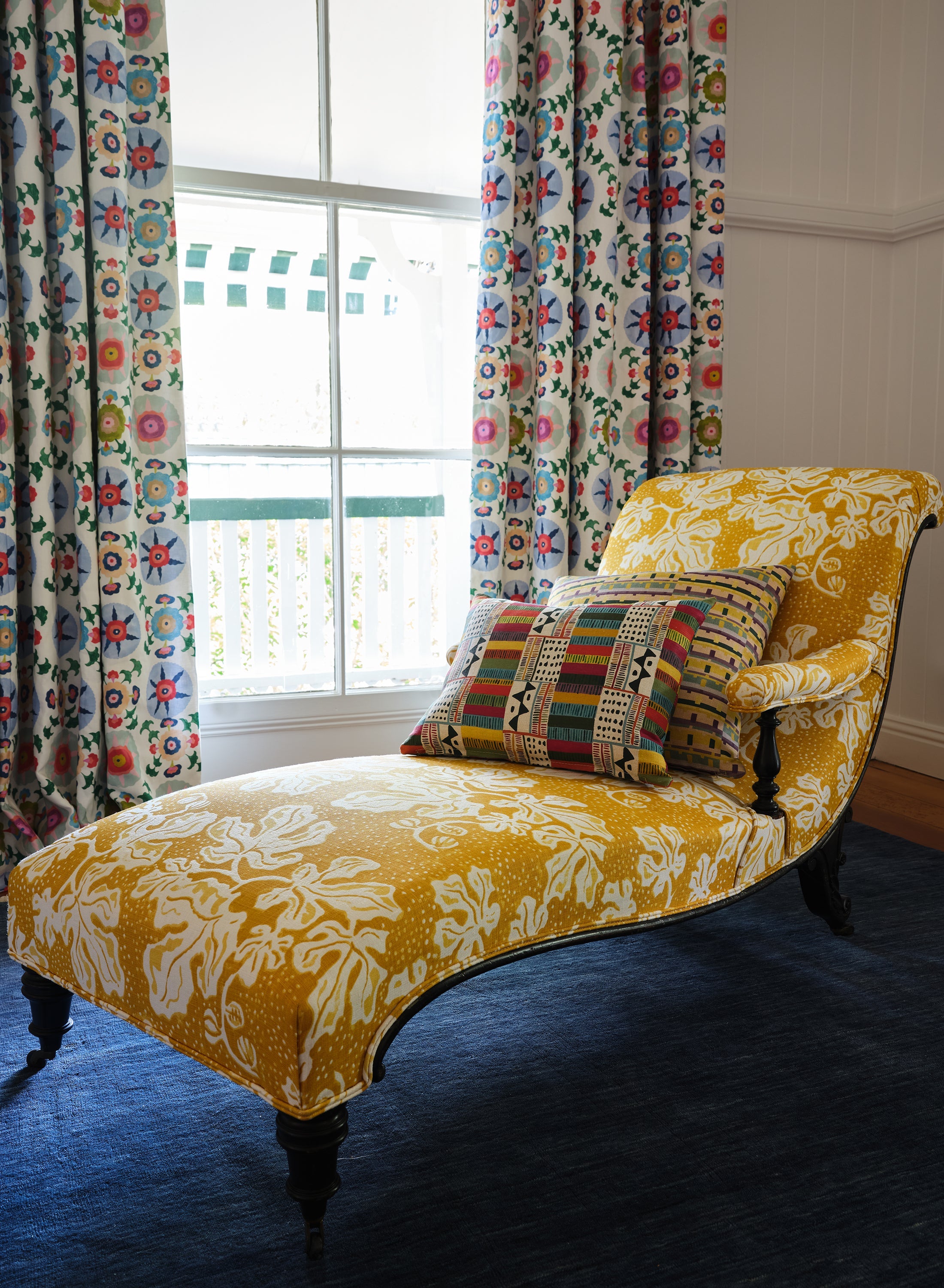 Elsternwick Fig Yellow Fabric