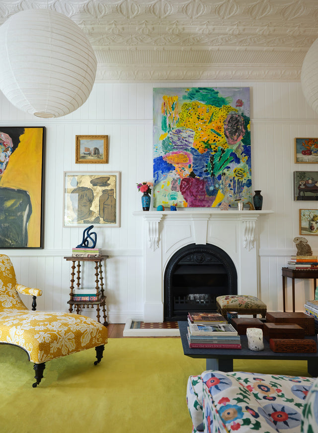Elsternwick Fig Yellow Fabric