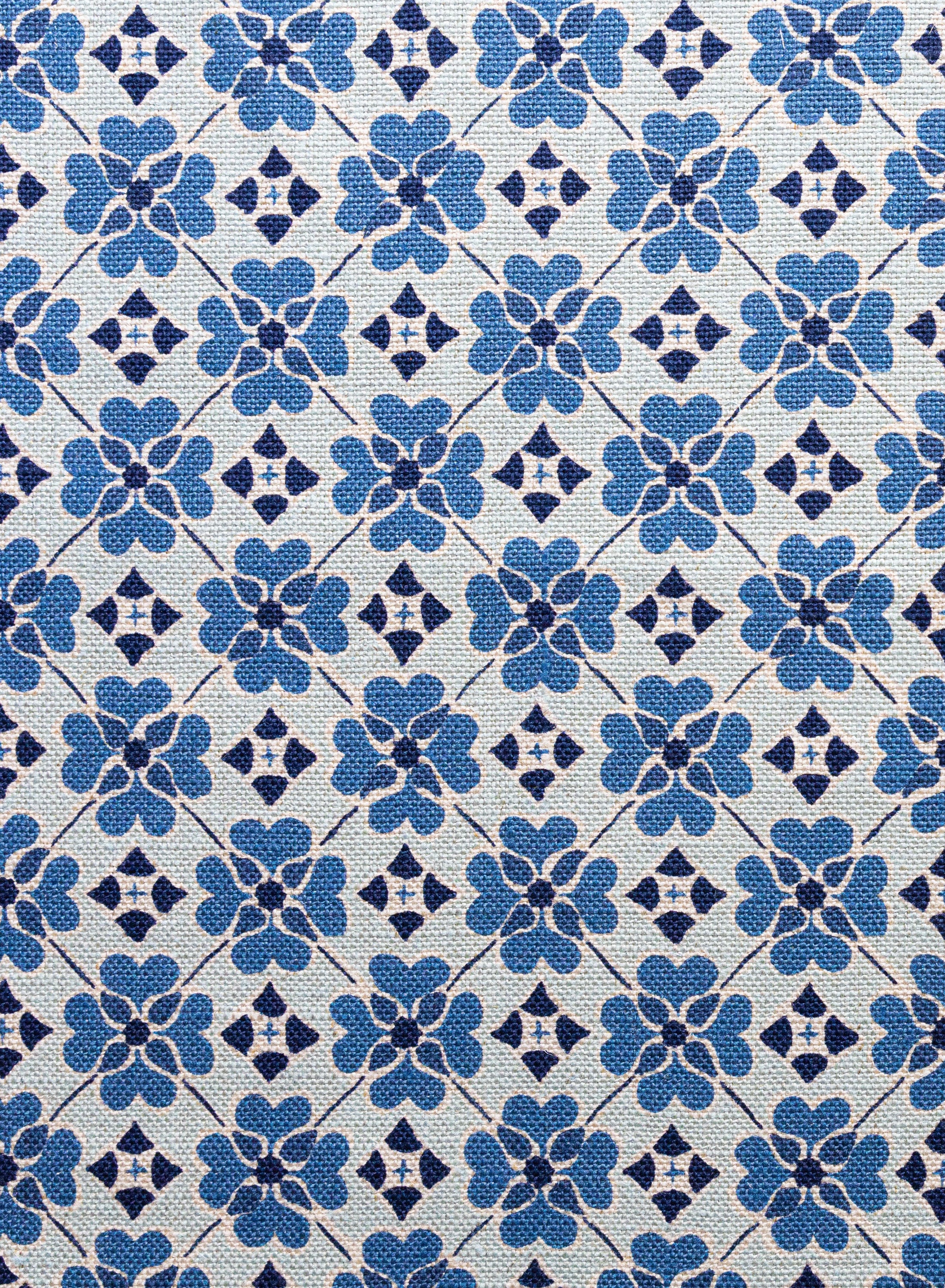 Flora Lapis Fabric