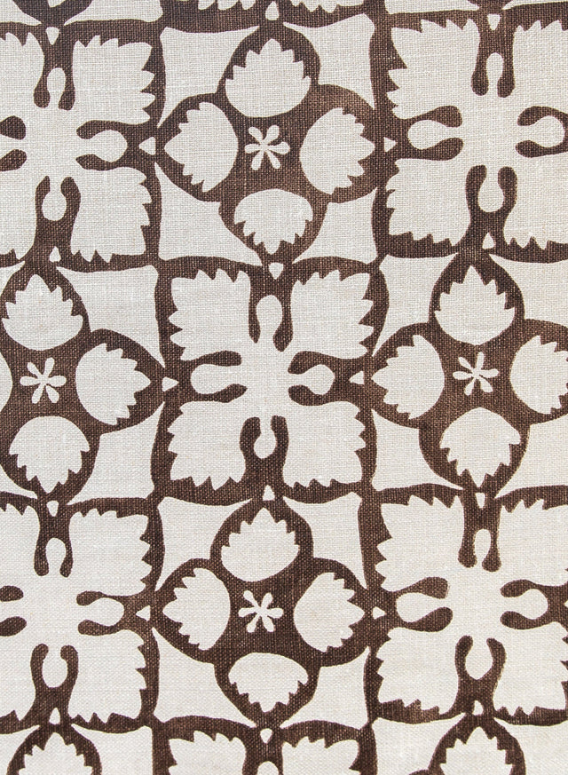 Grandma's Quilt Brown Fabric