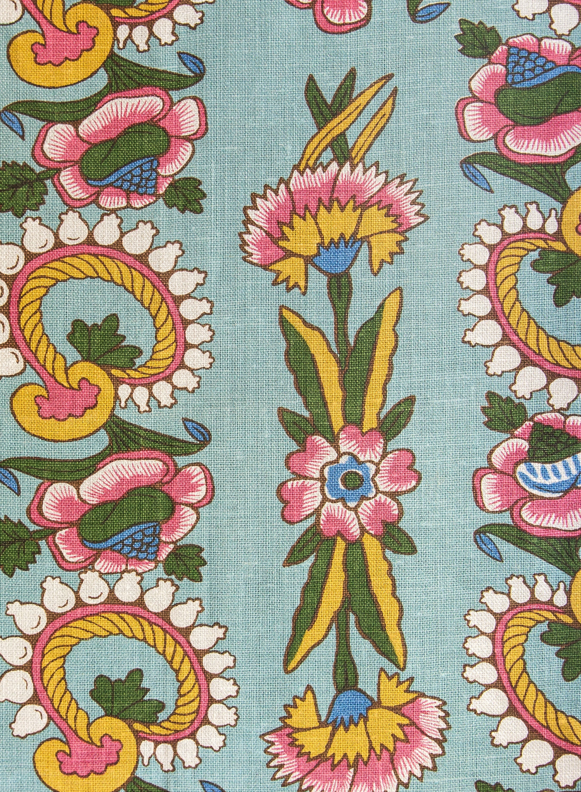 Kandilli Blue Multi Fabric