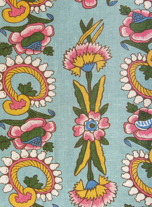 Kandilli Blue Multi Fabric