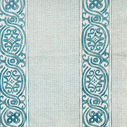 Cartouche Teal Fabric Sample