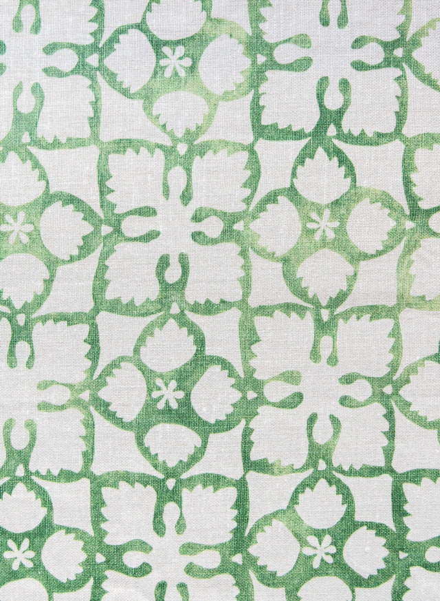 Grandma's Quilt Green Fabric Sample