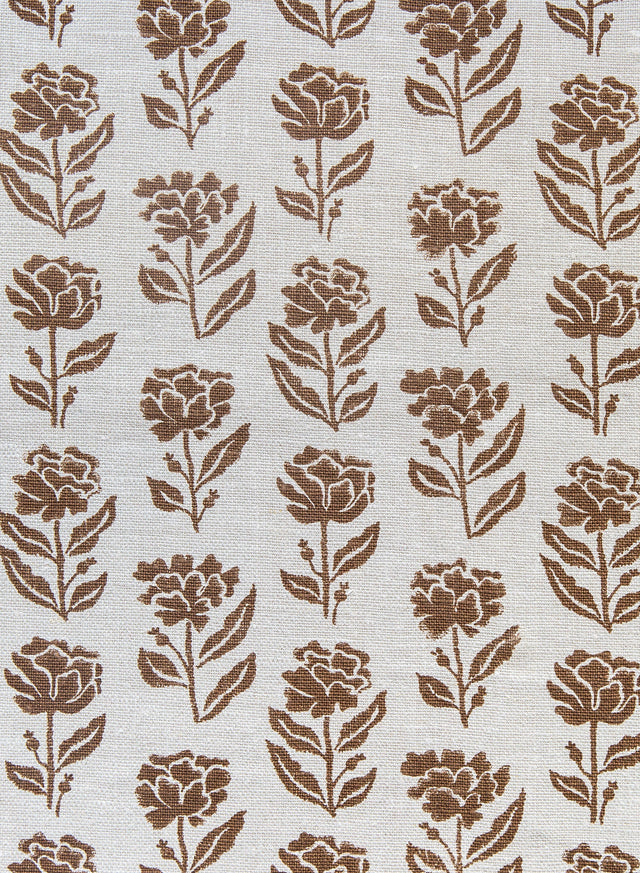 Marigold Inverted Brown Fabric Sample