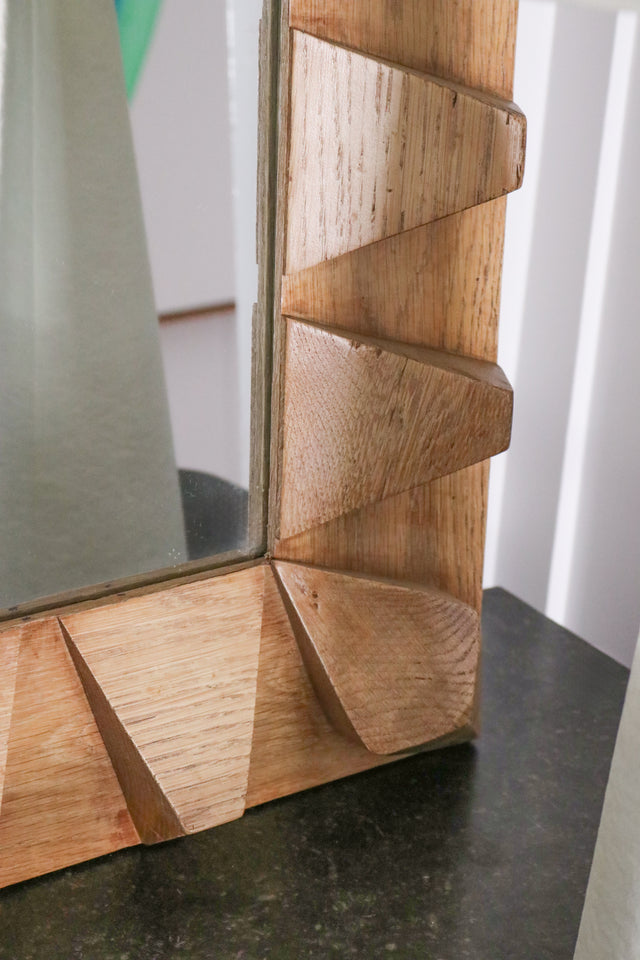 Fred Mirror Solid Oak