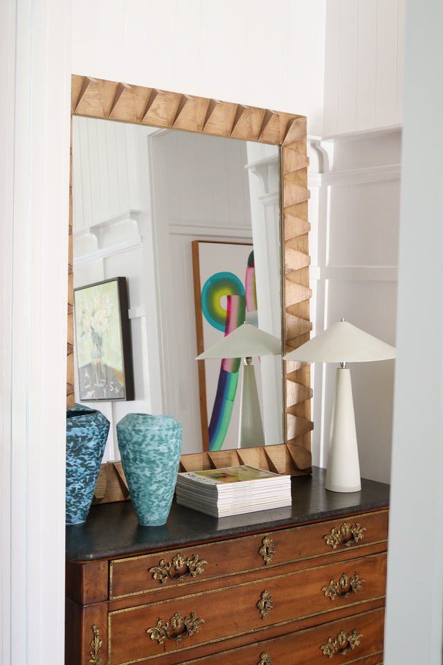 Fred Mirror Solid Oak