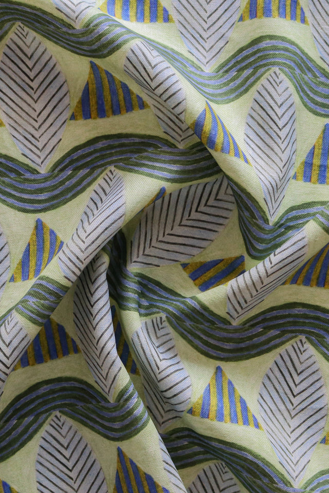 Gathering Pistachio Fabric