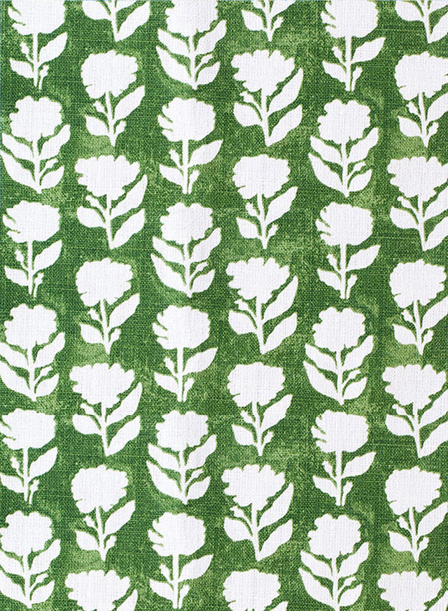Marigold Solid Dark Green Fabric Sample