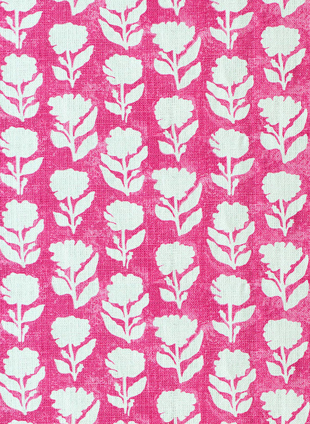 Marigold Solid Bright Pink Fabric - Custom Order Only