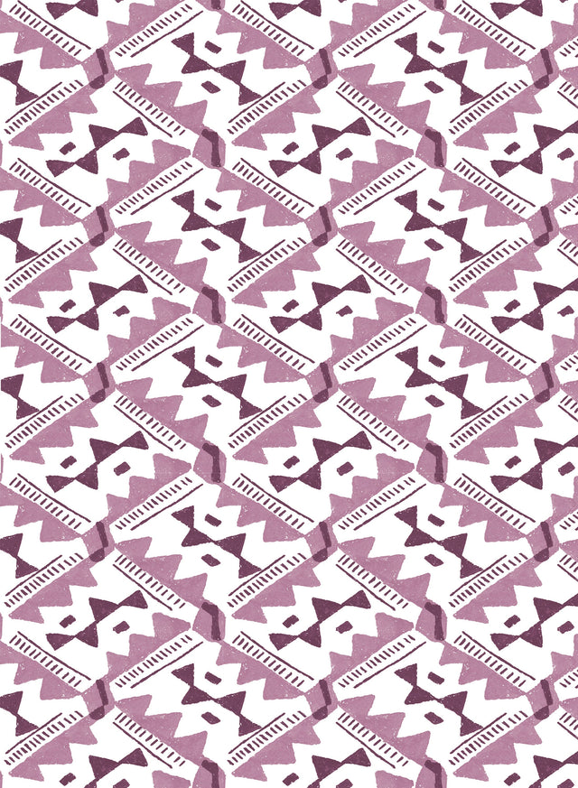 Safi Plum Wallpaper Sample