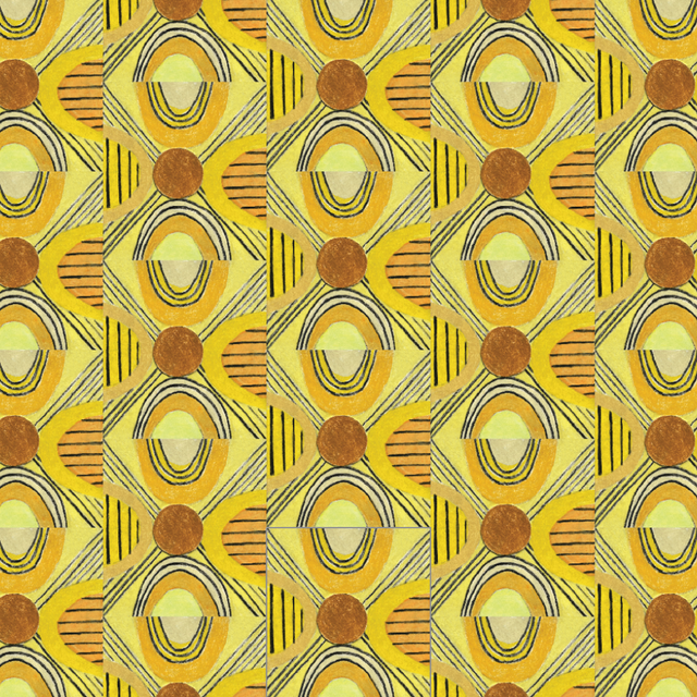 Dream Seeking Golden Fabric - Daydream